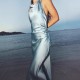 Aliexpress 2024 Spring European and American fashion MIDI dress, round-neck sleeveless black silk satin texture long dress Aliexpress 2024 Spring European and American fashion MIDI dress, round-neck sleeveless black silk satin texture long dress
