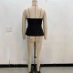 European and American fashion strapless off-the-shoulder slimming cross-border vest 2025 Spring sexy slimming off-the-shoulder top women's clothing European and American fashion strapless off-the-shoulder slimming cross-border vest 2025 Spring sexy slimming off-the-shoulder top women's clothing