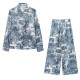 Amazon wholesale 2025 new women's printed animal shirt, printed casual pants and women's set Amazon wholesale 2025 new women's printed animal shirt, printed casual pants and women's set
