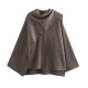 New women's clothing knitted scarves for autumn 2024, cross-border coats and jackets, loose and asymmetrical, European and American style wholesale New women's clothing knitted scarves for autumn 2024, cross-border coats and jackets, loose and asymmetrical, European and American style wholesale