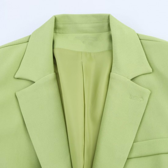 Cross-border wholesale women's clothing 2025 Spring/Summer New style fashionable loose suit jacket + suit pants set for women