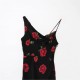 Cross-border wholesale 2025 Spring New women's Wear slimming Casual halter print versatile irregular dress for women Cross-border wholesale 2025 Spring New women's Wear slimming Casual halter print versatile irregular dress for women