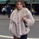 Cross-border Amazon 2024 Winter women's wear multi-color European and American fashionable and elegant ladylike faux fur coat Cross-border Amazon 2024 Winter women's wear multi-color European and American fashionable and elegant ladylike faux fur coat
