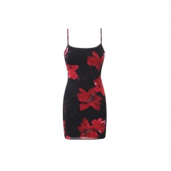 Cross-border 2025 Summer New Women's lace halter dress, sexy and slimming, backpack-hugging mini skirt