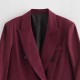 Wholesale of new autumn women's fashion, European and American style casual loose short lapel double-breasted suit jackets for foreign trade Wholesale of new autumn women's fashion, European and American style casual loose short lapel double-breasted suit jackets for foreign trade
