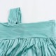 Cross-border wholesale 2024 Summer new women's sexy asymmetrical pleated off-the-shoulder long dress Cross-border wholesale 2024 Summer new women's sexy asymmetrical pleated off-the-shoulder long dress