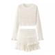 Amazon wholesale new cross-border European and American style knitted tops, pullover sweaters and skirts for spring and summer women's clothing Amazon wholesale new cross-border European and American style knitted tops, pullover sweaters and skirts for spring and summer women's clothing