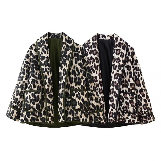Spring 2024 new collection of cross-border women's clothing, street fashion and casual printed cotton-padded jackets from Europe and America for wholesale trade Spring 2024 new collection of cross-border women's clothing, street fashion and casual printed cotton-padded jackets from Europe and America for wholesale trade