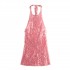 The new autumn collection for cross-border women's wear in 2024 features a mini dress with a sexy European and American style and sequined neckline