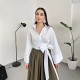 Amazon's new women's cross-border niche design long-sleeved shirt for autumn 2024 is a fashionable and versatile shirt Amazon's new women's cross-border niche design long-sleeved shirt for autumn 2024 is a fashionable and versatile shirt