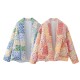 Spring 2024 new collection of cross-border women's clothing, street fashion and casual printed cotton-padded jackets from Europe and America for wholesale trade Spring 2024 new collection of cross-border women's clothing, street fashion and casual printed cotton-padded jackets from Europe and America for wholesale trade