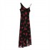 Cross-border wholesale 2025 Spring New women's Wear slimming Casual halter print versatile irregular dress for women