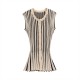 Amazon Foreign Trade Wholesale 2025 Spring New Women's Clothing, European and American style sexy sleeveless fitted knitted dress for women
