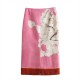 Cross-border foreign trade 2024 Spring New Women's Clothing, European and American style fashionable and versatile linen blended printed skirt Cross-border foreign trade 2024 Spring New Women's Clothing, European and American style fashionable and versatile linen blended printed skirt