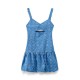 Cross-border Amazon European and American women's clothing 2024 Summer New mini halter dress with cutout embroidery Cross-border Amazon European and American women's clothing 2024 Summer New mini halter dress with cutout embroidery