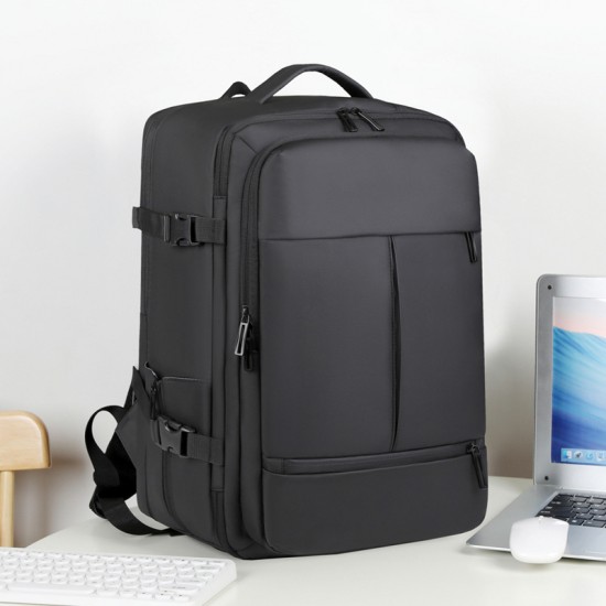 A new large-capacity cross-border men's backpack with expandable capacity, a business bag, a multi-purpose, high-quality travel computer bag A new large-capacity cross-border men's backpack with expandable capacity, a business bag, a multi-purpose, high-quality travel computer bag