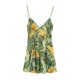 Amazon wholesale 2025 Spring New women's dress with European and American style printed silk mesh short dress Amazon wholesale 2025 Spring New women's dress with European and American style printed silk mesh short dress
