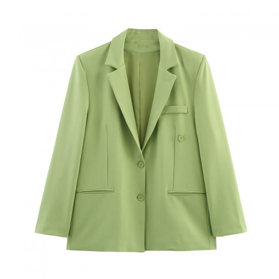 Cross-border wholesale women's clothing 2025 Spring/Summer New style fashionable loose suit jacket + suit pants set for women