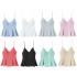 V-neck halter wholesale 2025 summer European and American sexy backless single-breasted wide pleated skirt, slim short women's vest
