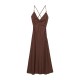 Cross-border wholesale 2025 Summer new women's clothing: European and American bestseller linen blend beaded dress