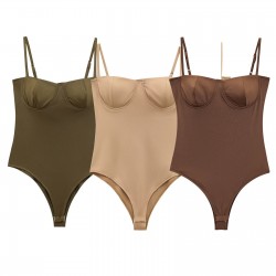 Chest-padded backrest one-piece jumpsuit for women, a sexy and trendy European and American style with a backless silhouette and a halter top for summer 2025