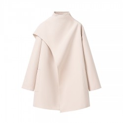 Aliexpress Spring 2025 New Women's Clothing cross-border European and American style design sense double-sided woolen overcoat women's coat