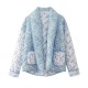 Spring 2024 new collection of cross-border women's clothing, street fashion and casual printed cotton-padded jackets from Europe and America for wholesale trade Spring 2024 new collection of cross-border women's clothing, street fashion and casual printed cotton-padded jackets from Europe and America for wholesale trade