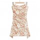 22092 Early Autumn new women's wear, European and American style French sexy slimming waist-cinching dress, elegant fishbone strapless dress