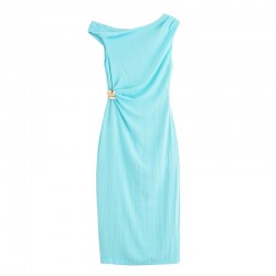 Foreign trade wholesale 2025 Spring New women's fashion, versatile, slimming and casual dress