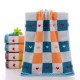 130g pure cotton towel with thickened color strips, pre-treated to prevent shedding, supermarket gift, street stall, household bath towel