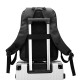 A new ultra-thin and trendy computer bag for men, featuring a fashionable, simple and casual business backpack with cross-border LOGO printing